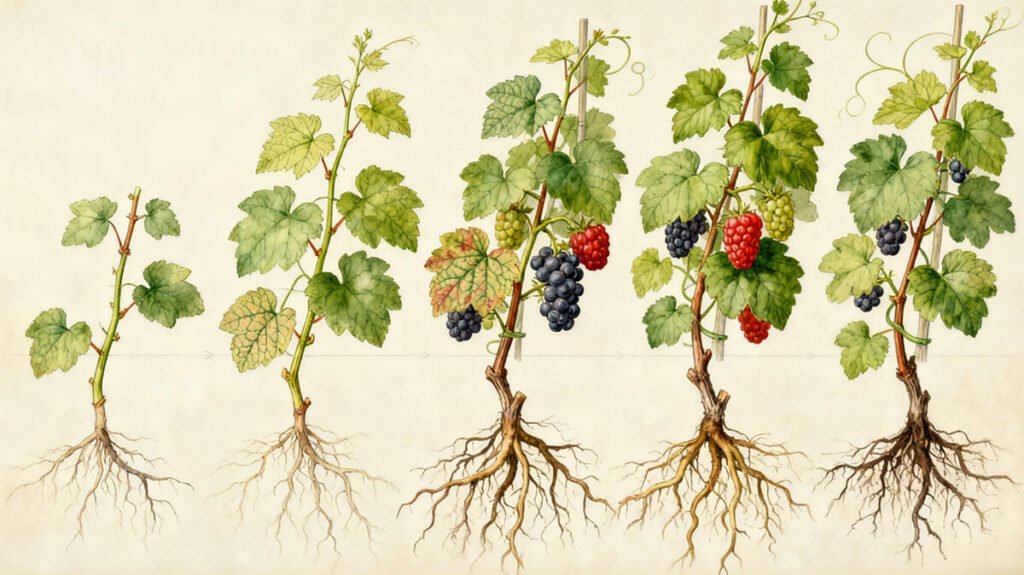 Berry & Vine Crops Application Guidelines by Growth Stage