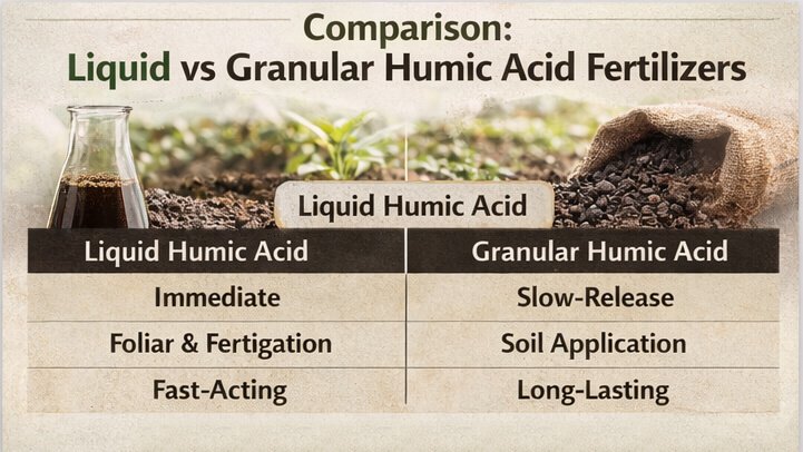 Liquid vs Granular Humic Acid Fertilizers1