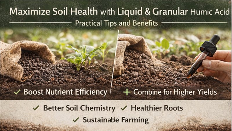 Maximize Sili Health With Liquid & Granular Humic Acid