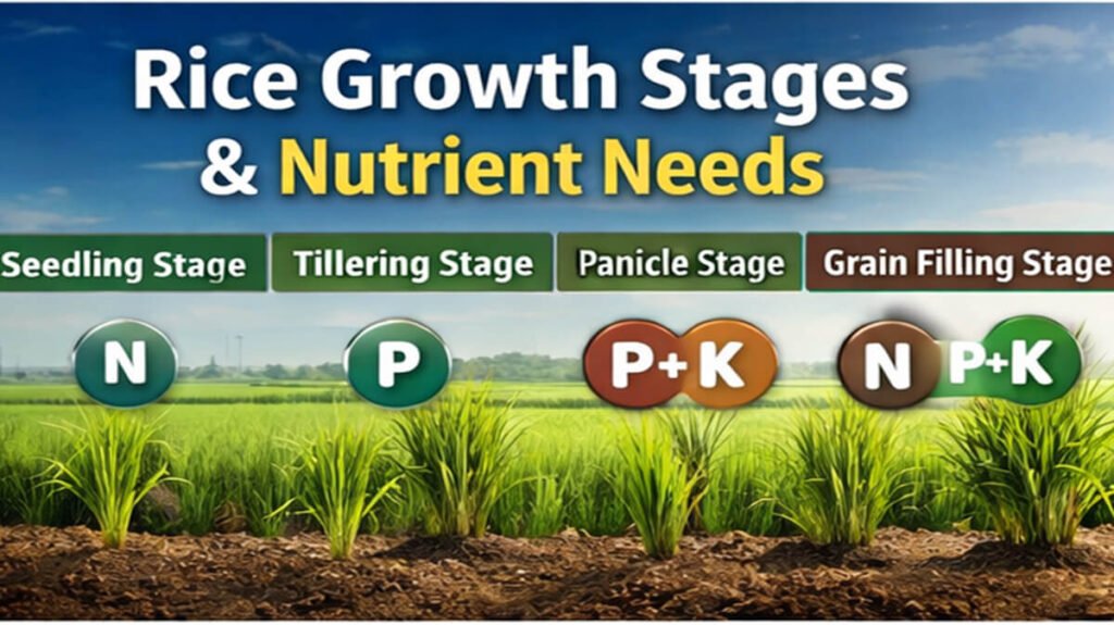 Rice Growth Stages & Nutrient needs