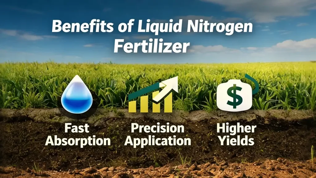 Bendfits of Liquid Nitrogen Fertilizer