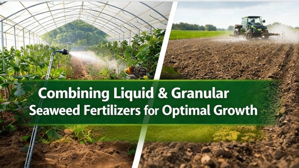 Combining Liquid & Granular Seaweed Fertilizers