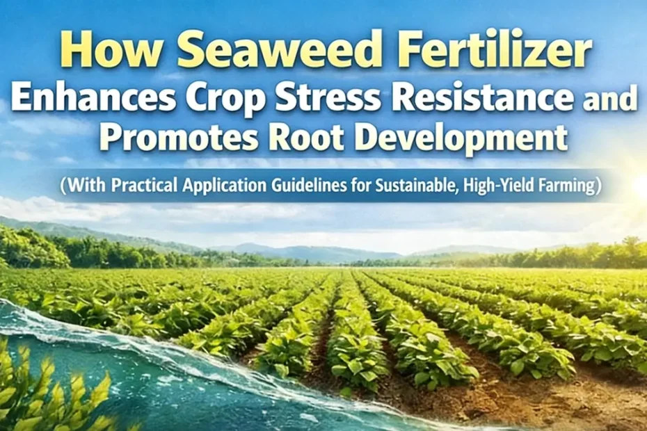 How Seaweed Fertilizer Enhances Crop Stress Resistance and Promotes Root Development