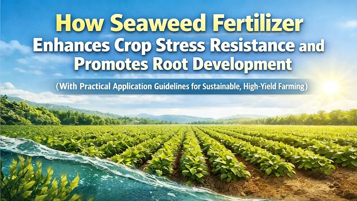 How Seaweed Fertilizer Enhances Crop Stress Resistance and Promotes Root Development