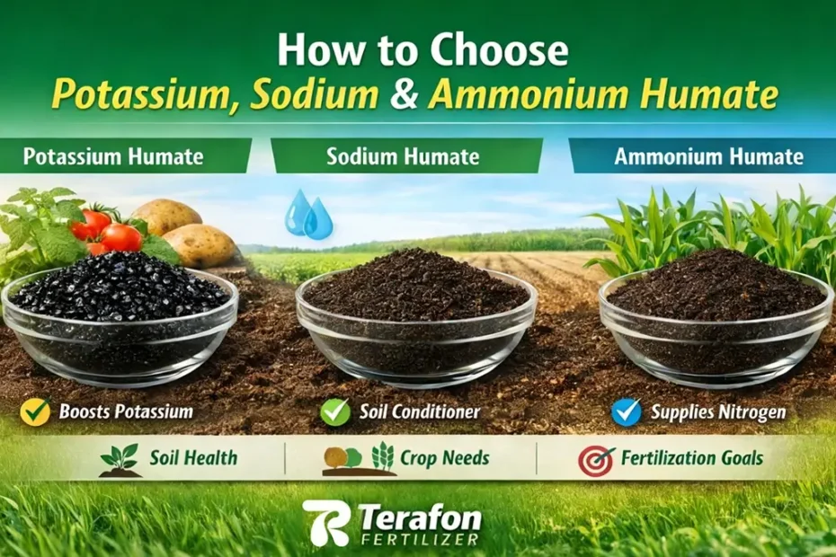 How to Choose Potassium, Sodium & Ammonium Humate