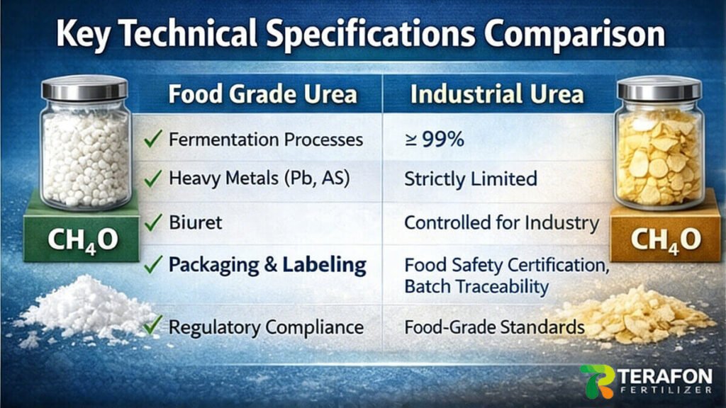 Key Technical Specifications Comparison
