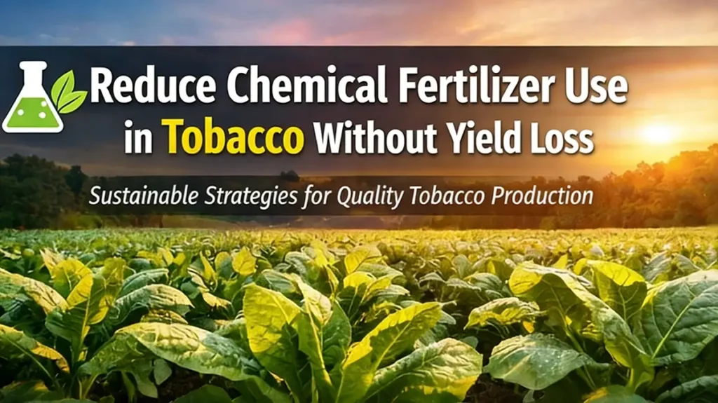 Reduce Chemical Fertilizer Use in Tobacco Without Yield Loss