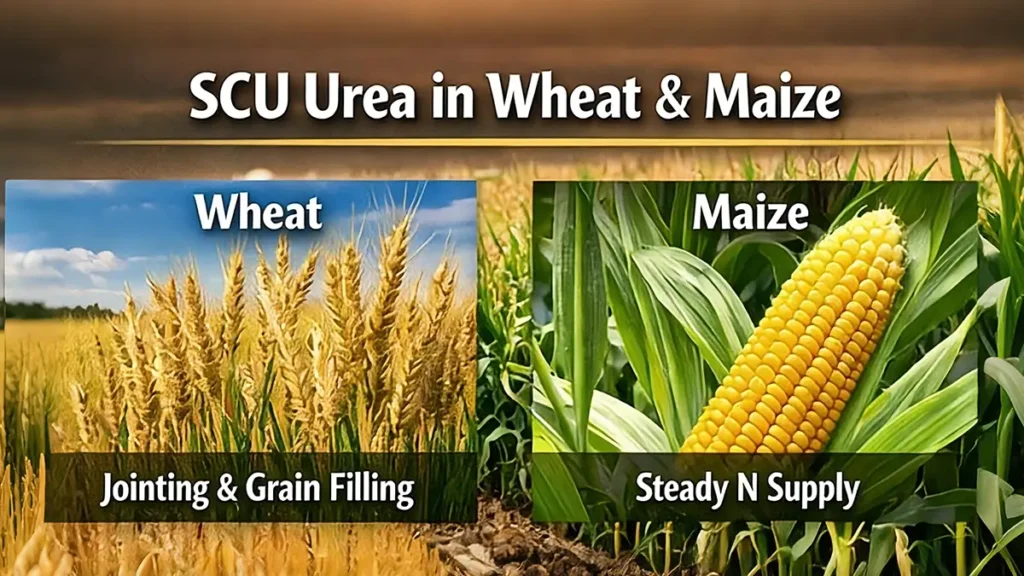 SCU Urea Application in Wheat & Maize