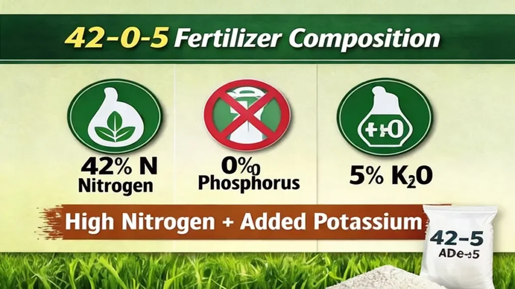 42-0-5 Fertilizer Composition