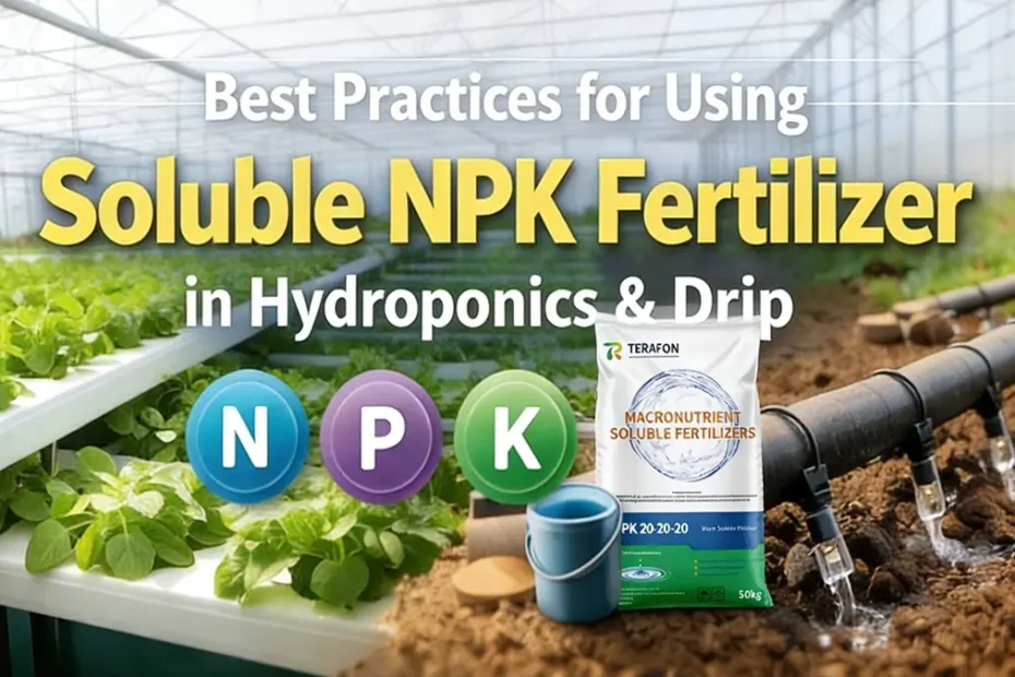 Best Practices for Using Soluble NPK Fertilizer in Hydroponics & Drip