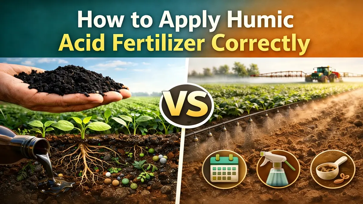 How to Apply Humic Acid Fertilizer Correctly