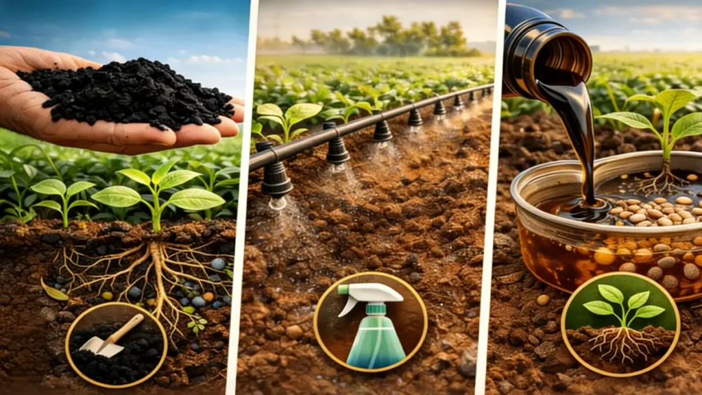Humic Acid Fertilizer Application Methods