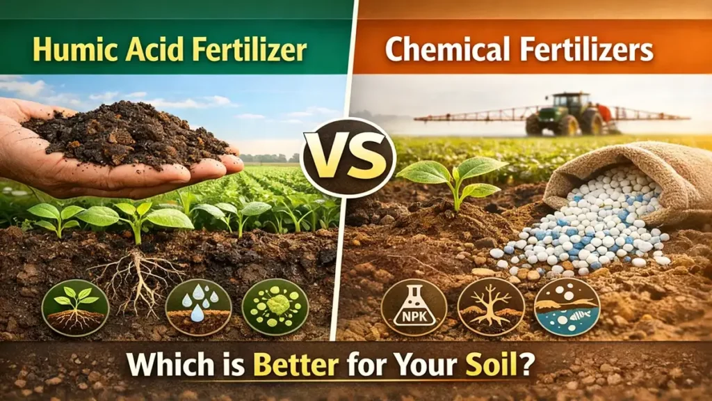 Humic Acid Fertilizer vs Chemical Fertilizers for Soil Health