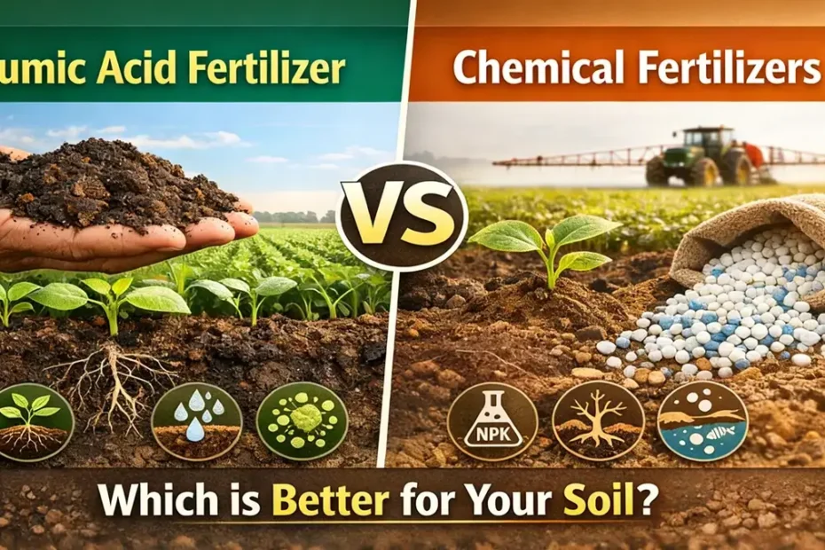 Humic Acid Fertilizer vs Chemical Fertilizers for Soil Health