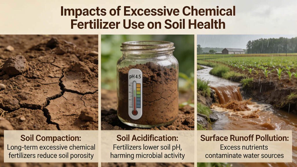 Impacts of Excessive Chemical Fertilizer use on soil Health