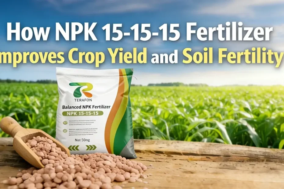How NPK 15-15-15 Fertilizer Improves Crop Yield and Soil Fertility