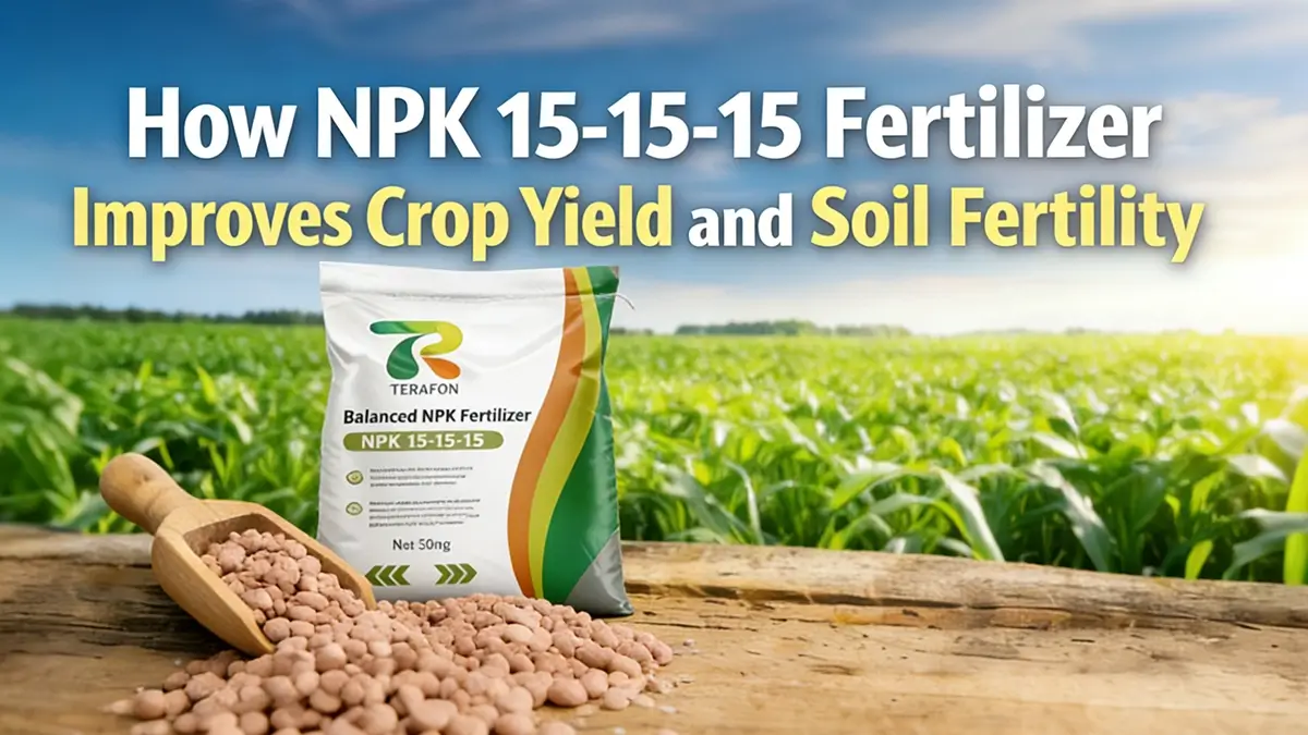 How NPK 15-15-15 Fertilizer Improves Crop Yield and Soil Fertility