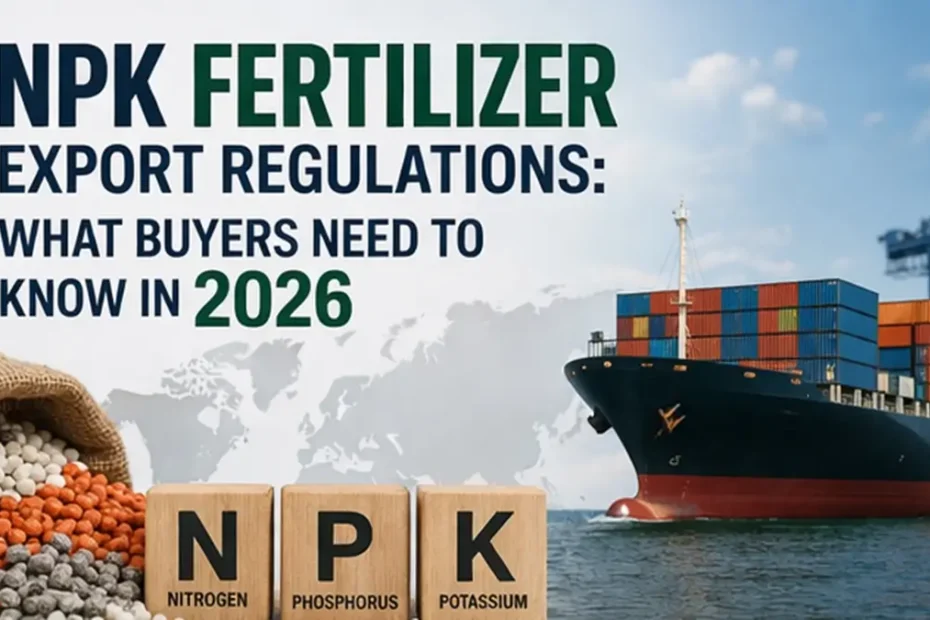 NPK Fertilizer Export Regulation What Byers need to Know in 2026