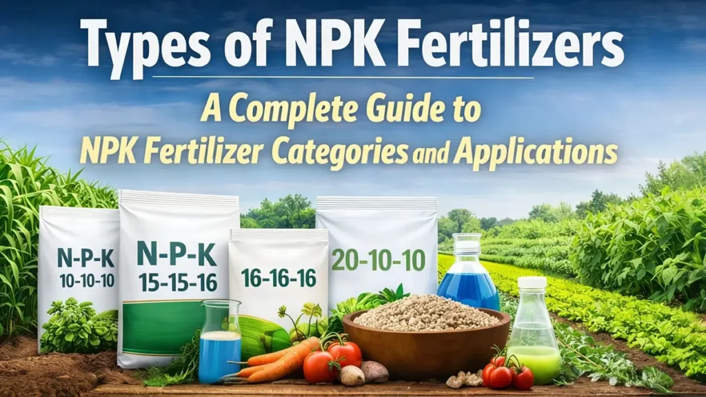 Types of NPK Fertilizers Guide for Crop Nutrition