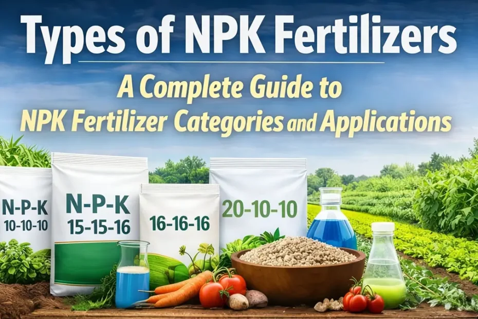 Types of NPK Fertilizers Guide for Crop Nutrition