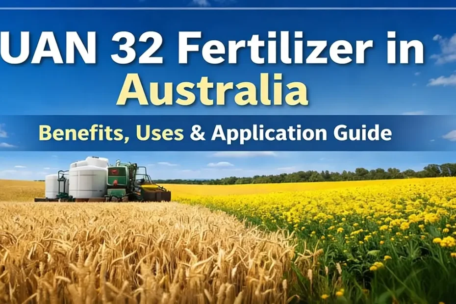 UAN 32 Fertilizer in Australia Benefits, Uses & Application Guide