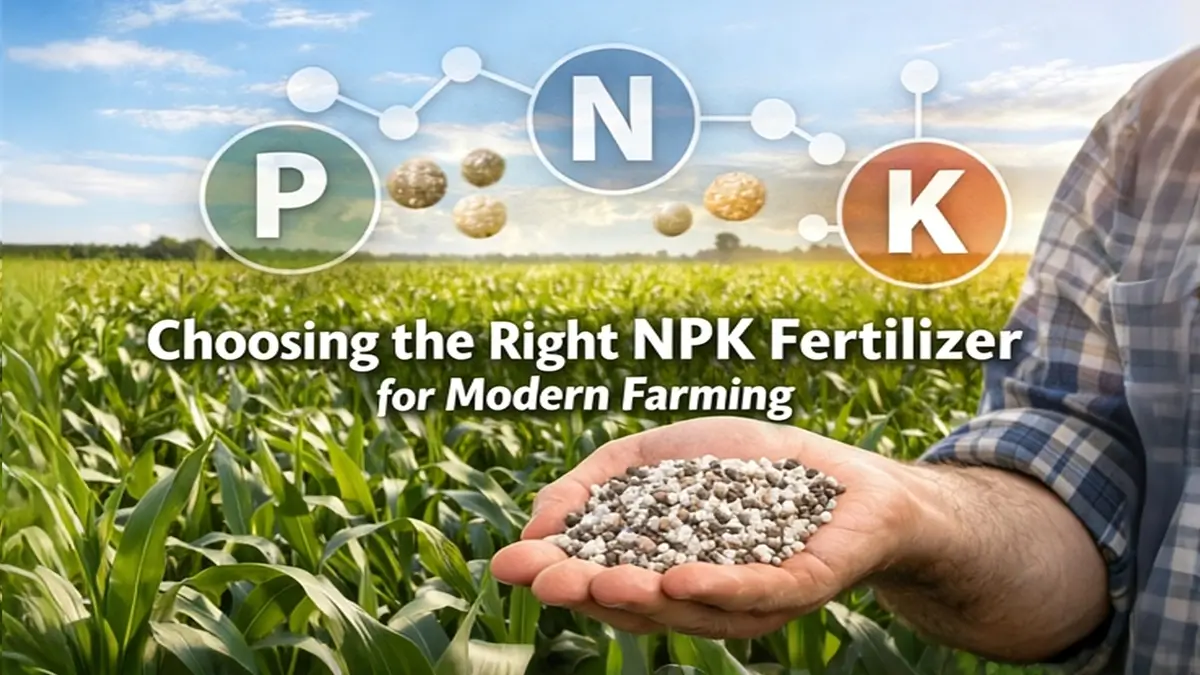 choosing the right NPK fertilizer for modern farming and crop nutrition management