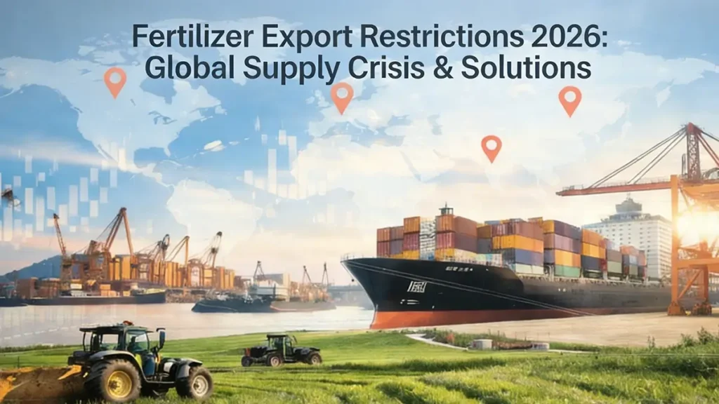 global fertilizer supply chain disruption due to export restrictions 2026