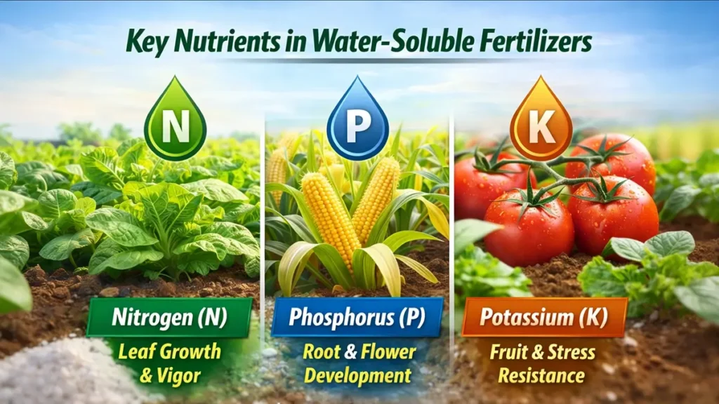 key Nutrients in Water-Soluble Fertilizer