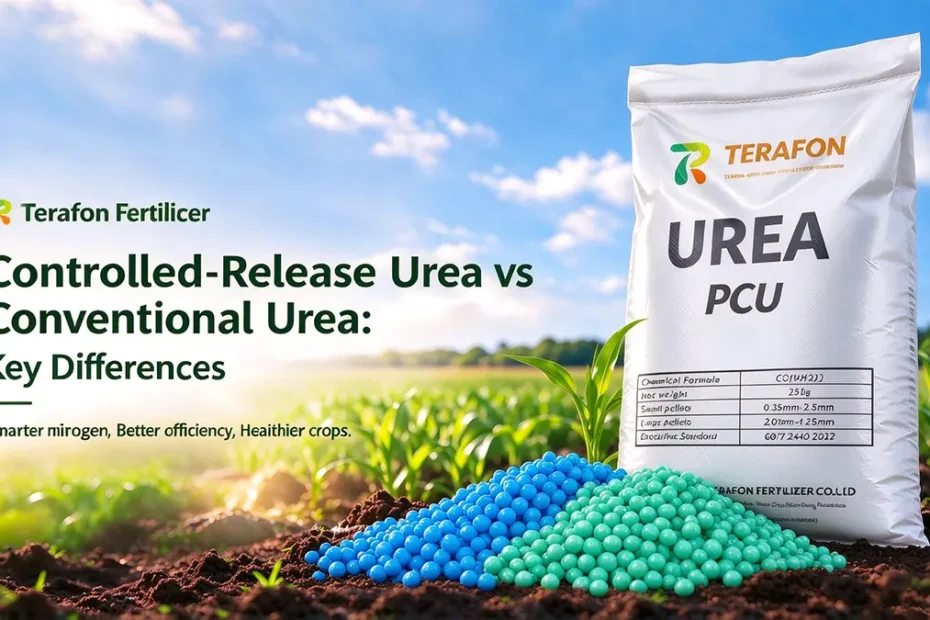 La urea de liberación controlada frente a la urea convencional muestran diferencias clave en la liberación de nitrógeno y la aplicación de fertilizantes.