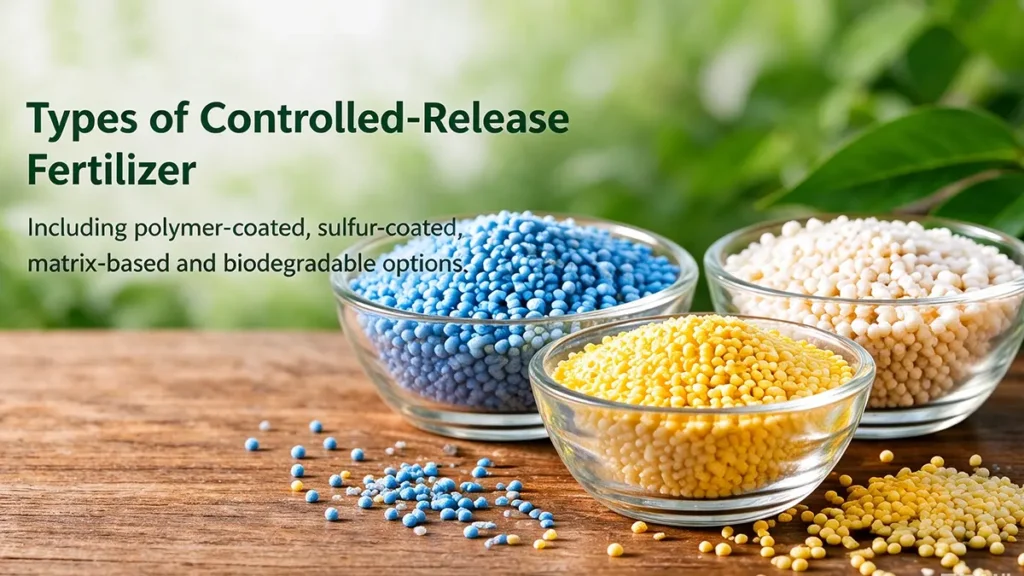 Polymer-coated fertilizer and controlled-release NPK fertilizer granules for controlled nutrient release