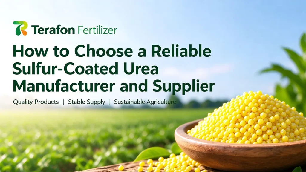 Sulfur-coated urea manufacturer and supplier guide covering SCU fertilizer quality, nitrogen release, and supplier selection.