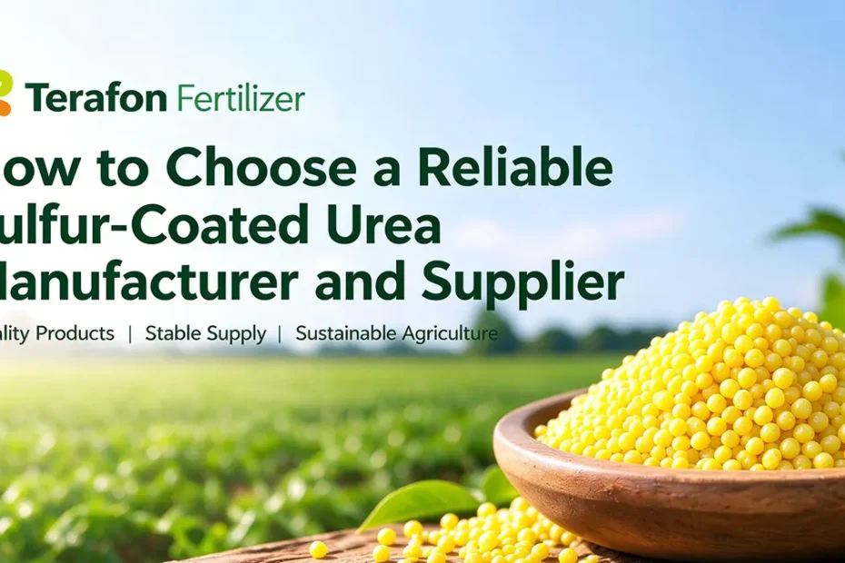 Sulfur-coated urea manufacturer and supplier guide covering SCU fertilizer quality, nitrogen release, and supplier selection.